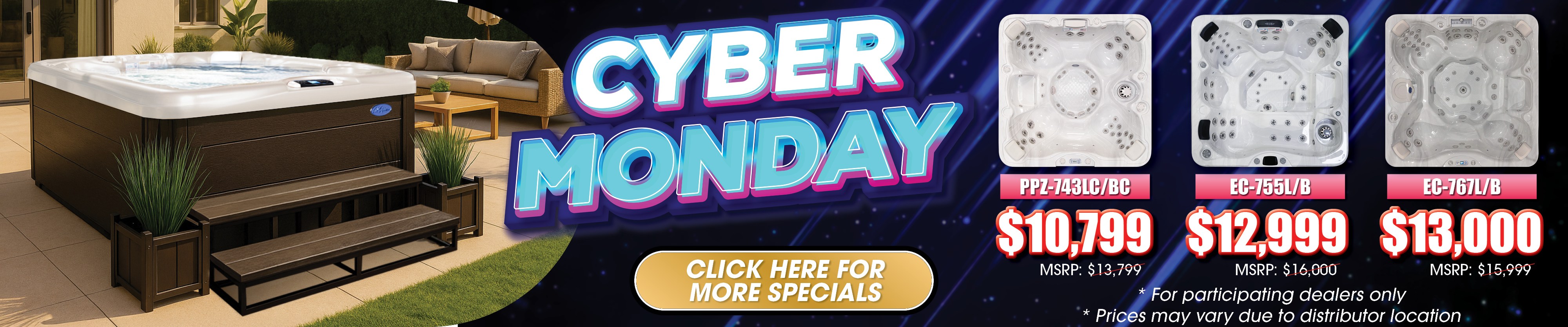 Calspas hot tub being used in a family setting - St George