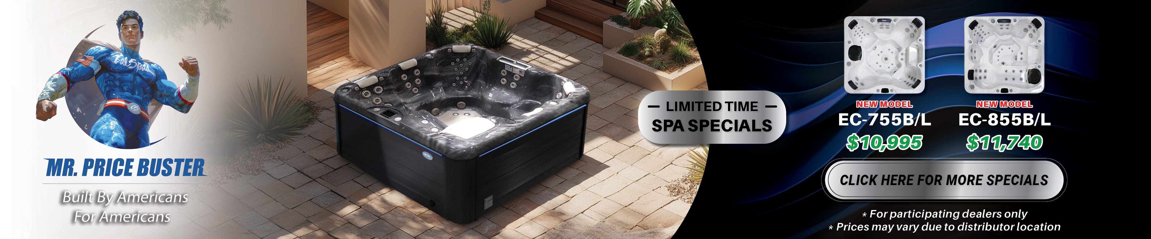 Calspas hot tub being used in a family setting - St George